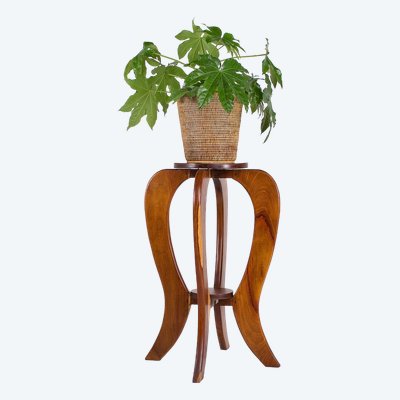 Sellette en acacia massif – Art Déco