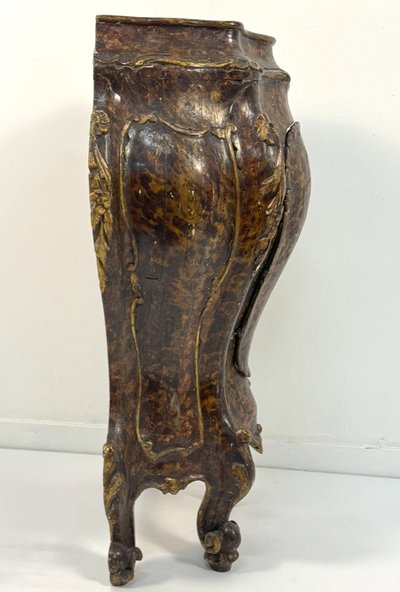 Comodino in legno laccato, Venezia, XIX secolo