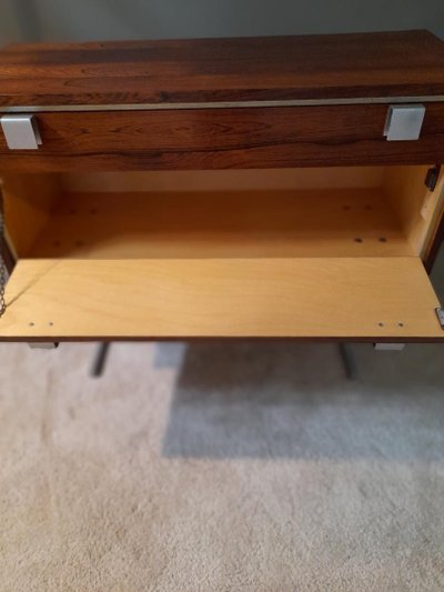 Design base unit in rosewood veneer.