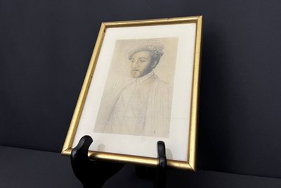 Suite di 5 antichi portaritratti dorati Incisioni rinascimentali