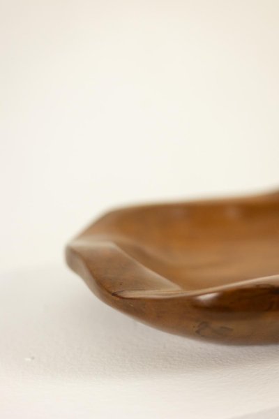 Alexandre Noll. Ciotola scolpita dalla forma organica. Anni '40-'50 LS6539756B