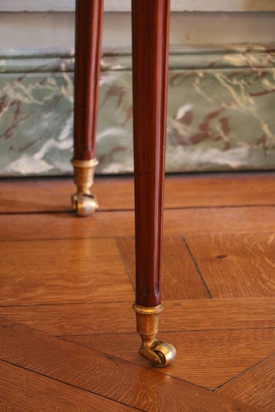 Tavolo Luigi XVI con timbro Louis Moreau e JME