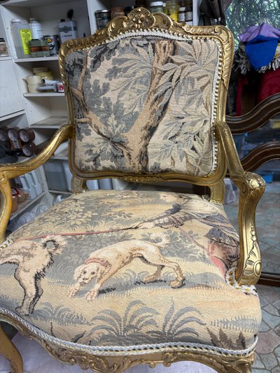 Poltrona da regina XIX secolo