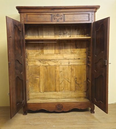 Louis XV period cabinet in solid walnut