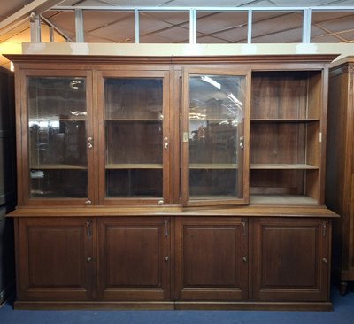 Libreria da negozio molto grande in rovere - fine XIX secolo, Napoleone III