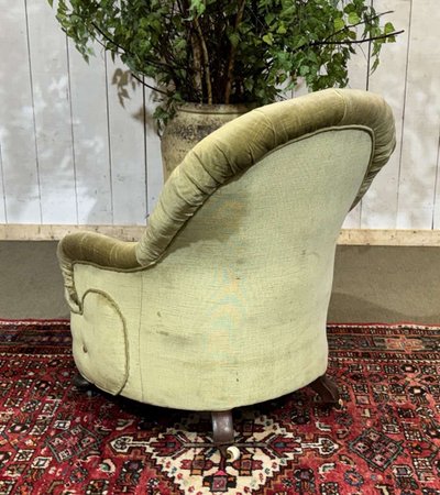 English chaise longue, late 19th century