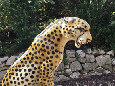 Ceramic cheetah by Ronzan