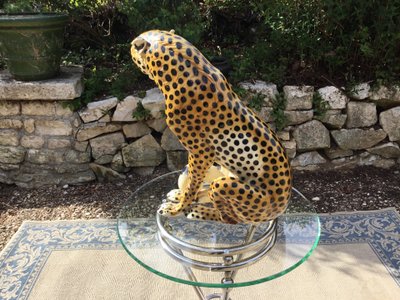 Ceramic cheetah by Ronzan