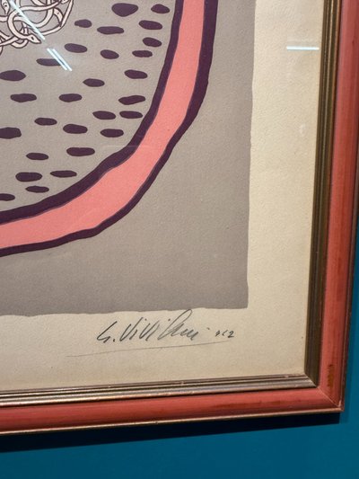 Farblithographie Giuseppe Viviani 8/200 Frontispiz 1962, 66x47cm