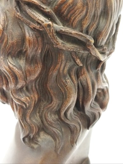 BRONZE OF CHRIST "ECCE HOMO" Liturgical Object Statuary COLLECTION