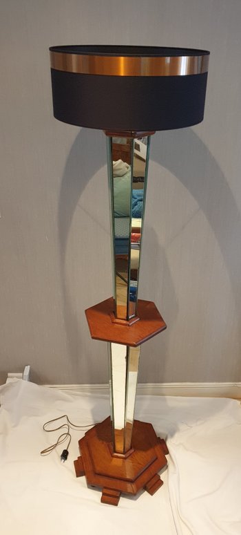 Lampadaire à parclose circa 1930