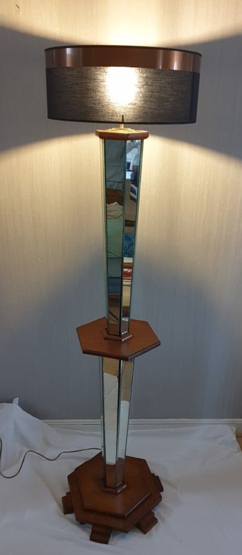 Lampadaire à parclose circa 1930