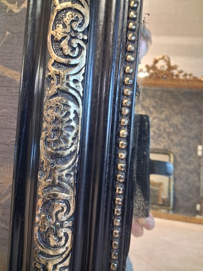 Mirror from the Napoleon III era, 107 x 74 cm