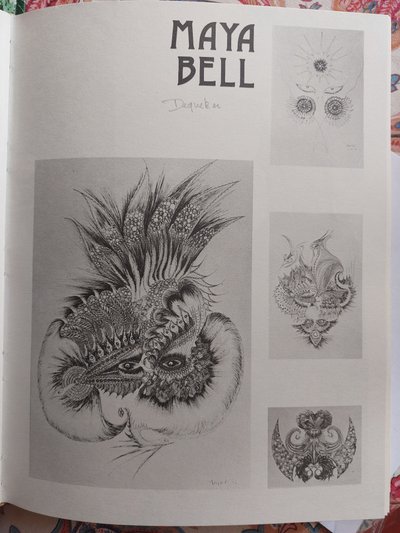 Maya Bell - Surreal Birds - Two Original Drawings