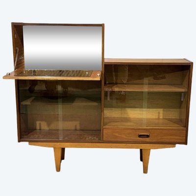 1970s English teak bar