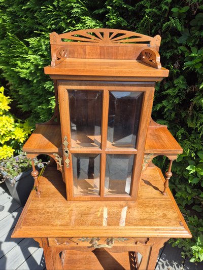 Art Nouveau parlor cabinet