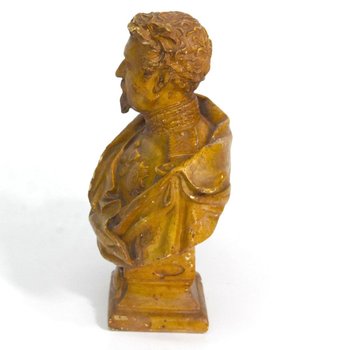 Il maresciallo Niel e sua moglie bussano in gesso di Adolphe Crauk