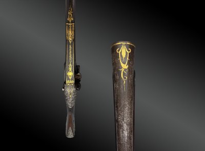 SILEX TROMBLON, ORIENTAL MARKET, MARKED CONSTANTINOPLE Europe early 19th century
