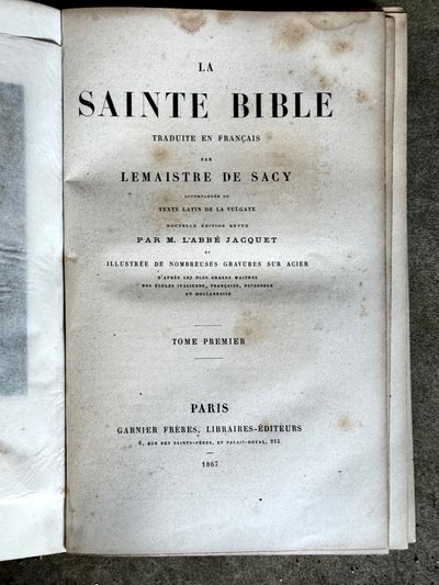 Bible in 6 volumes