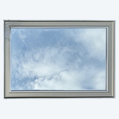 Specchio moderno in argento
