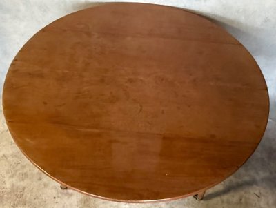 Runder Tisch Mahagoni blond