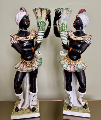 Coppia di ceramiche nubiane