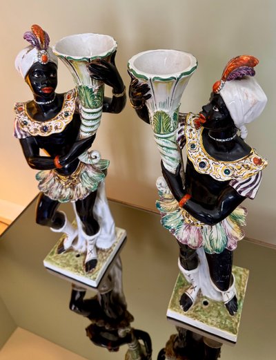 Coppia di ceramiche nubiane