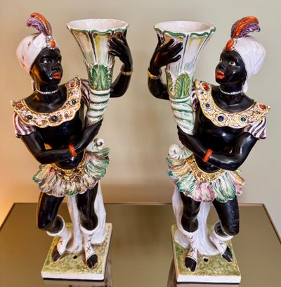 Coppia di ceramiche nubiane