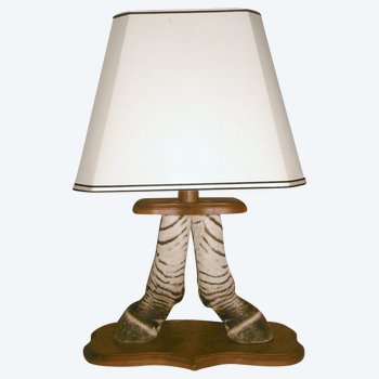 Lampe "pieds de zèbre"