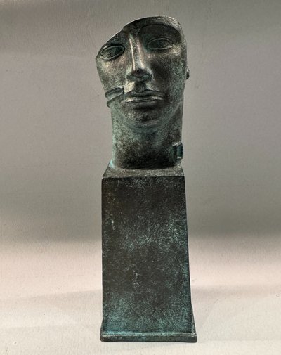 Bronzeskulptur Igor Mitoraj "Tindaro" Männerbüste