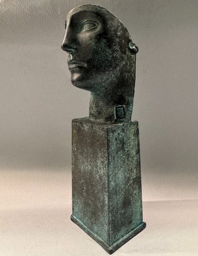 Bronzeskulptur Igor Mitoraj "Tindaro" Männerbüste