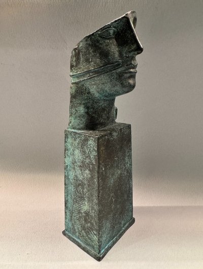 Bronzeskulptur Igor Mitoraj "Tindaro" Männerbüste