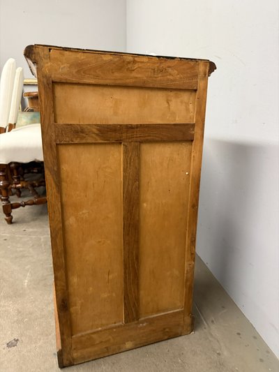 Volet pilier en chêne ancien du milieu du siècle 83x44x35cm