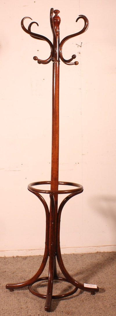 Porte Manteau perroquet, Art Nouveau, dit Thonet