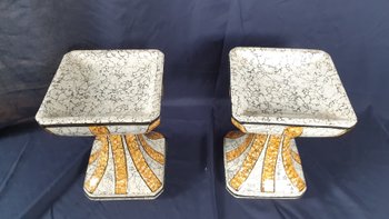 Pair of empty pocket cups circa 1930
