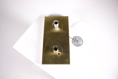 Ice Cube wall lamp in glass and brass - Peill & Putzler