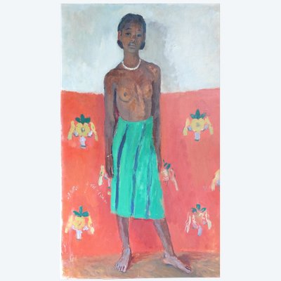 Georges André KLEIN - (1901 - 1992) - Young Madagascan -
