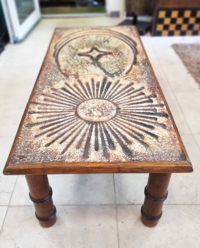 Table Basse Vallauris Pierre de lave