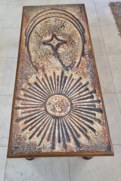 Table Basse Vallauris Pierre de lave