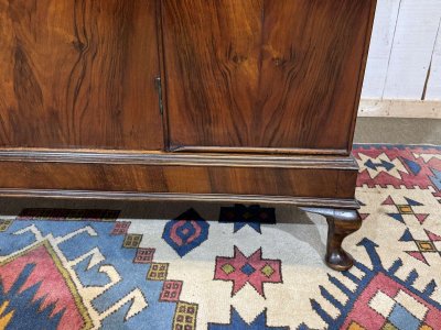 1930s English walnut closet