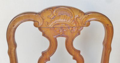 Suite de six chaises, Venise milieu XVIIIe siècle.
