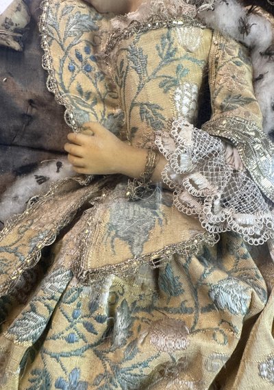 Dressed wax Saint Mary Magdalene - 18th century