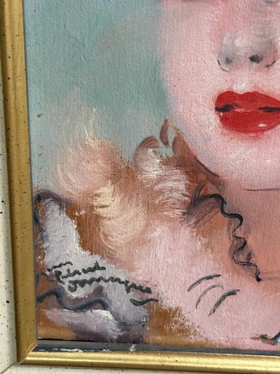 Pittura Ritratto di Jean Gabriel Domergue