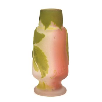 Vase Soliflore In Paste Of Glass Art Nouveau 1900 Emile Gallé