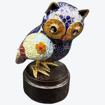 EULE IN CLOISONNÉ
