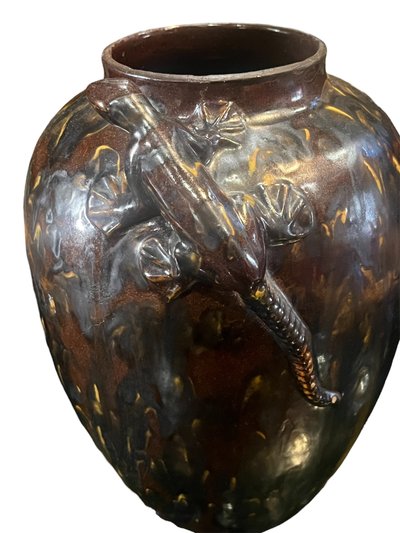 VASE - ART DECO - SALAMANDER - ST CLEMENT - FRANKREICH - XX ÈME
