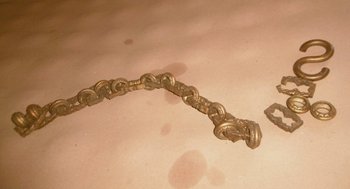 Mazzarin Kronleuchter und ein Paar Wandlampen
