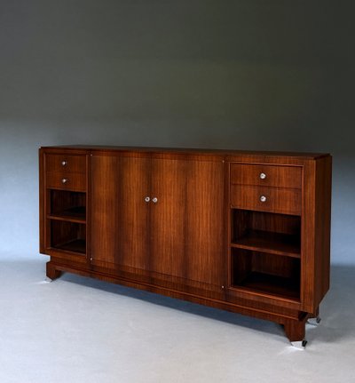 Art-Deco-Epoche Enfilade Buffet, Jules Leleu zugeschrieben