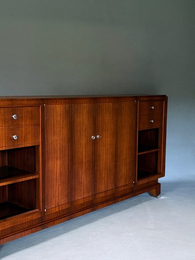 Art-Deco-Epoche Enfilade Buffet, Jules Leleu zugeschrieben
