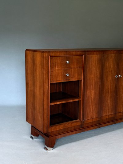 Art-Deco-Epoche Enfilade Buffet, Jules Leleu zugeschrieben